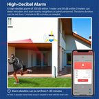 Tuya Smart Home Outdoor Solar-Powered Audible and Visual Alarm — view 10