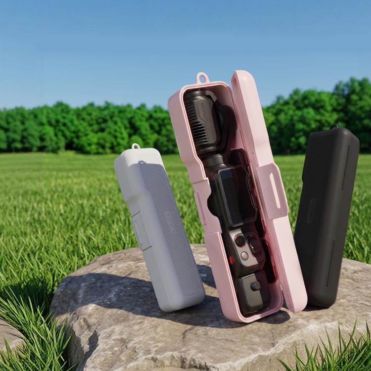Sunnylife Gimbal Camera Protector Shock-proof Protective Cover Storage Box with Strap — Pink