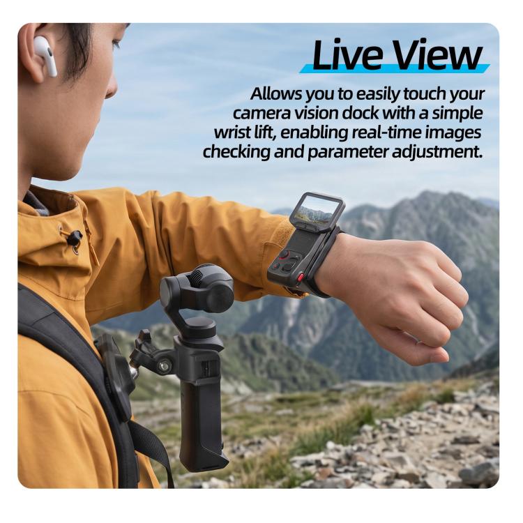 Sunnylife Touchscreen Remote Wristband Quick-Release Wrist Strap Adjustable Expansion Band