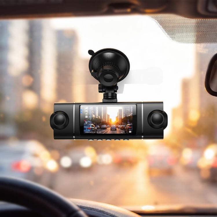 hoco DV17 3 inch Screen 360 Degree Driving Recorder, 4- Lens