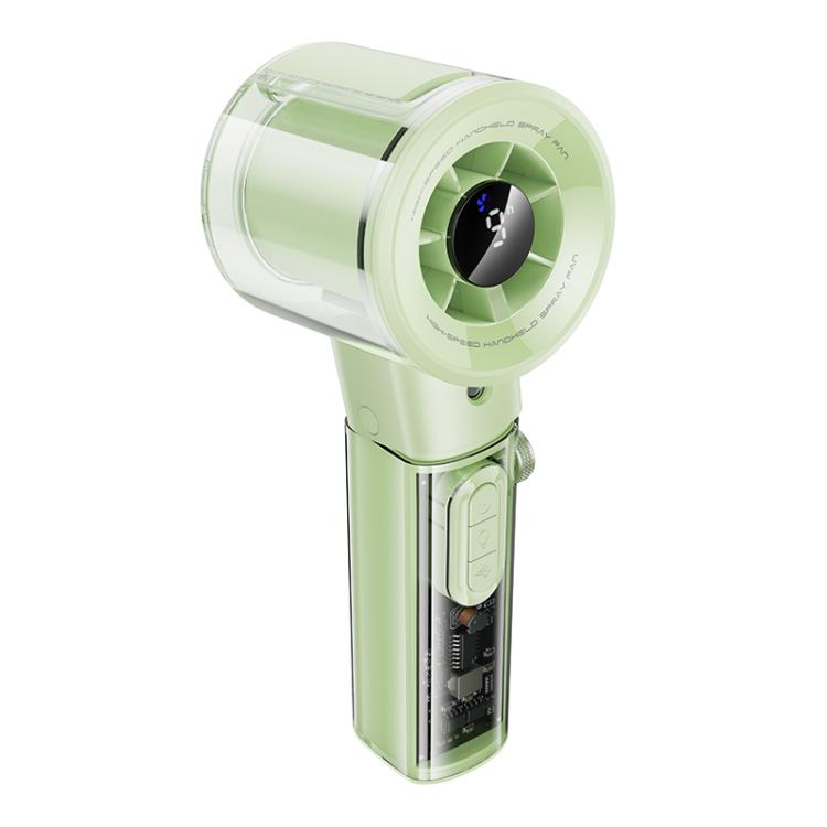 hoco HX614 Spray Series Ice Cooling Handheld Fan — Pearl White