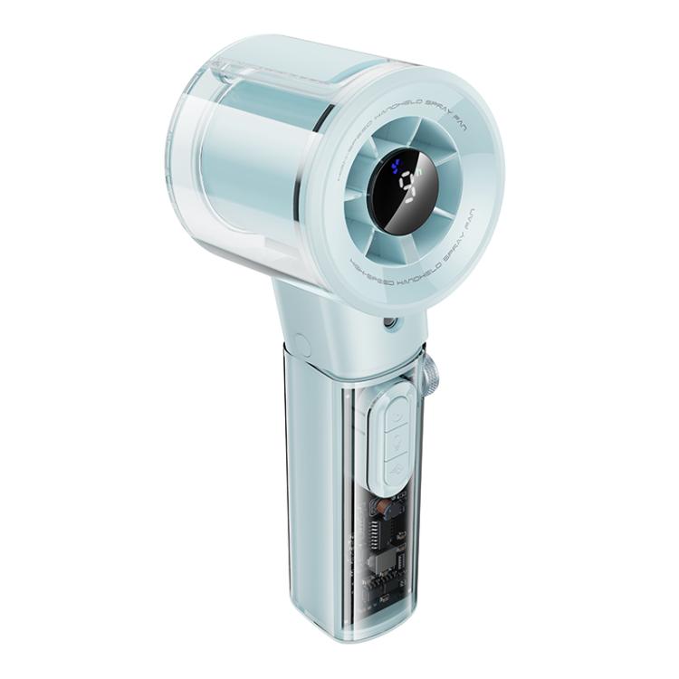 hoco HX614 Spray Series Ice Cooling Handheld Fan — Mint Green
