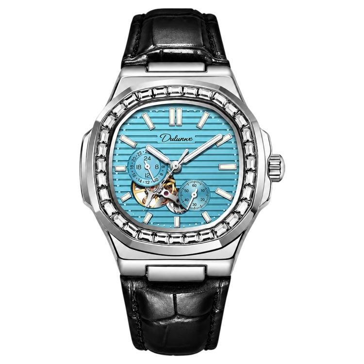 Dulunwe 6043A Nautilus Men Automatic Mechanical Watch — Mint Surface Steel Strip