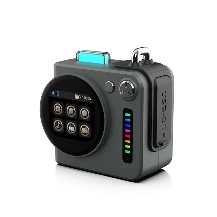 Portable 360 Stereo Sound RGB Light Bluetooth Speaker with Display