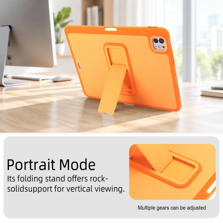 Color Contrast TPU Tablet Case with Holder & Pen Slot