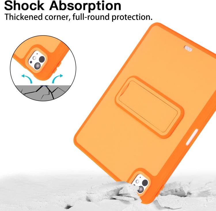 Color Contrast TPU Tablet Case with Holder & Pen Slot