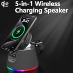 C67 Qi2 25W 5 in 1 Wireless Charging Bluetooth Speaker — view 12