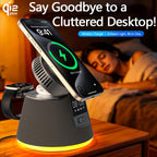 C67 Qi2 25W 5 in 1 Wireless Charging Bluetooth Speaker — view 4