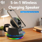 C67 Qi2 25W 5 in 1 Wireless Charging Bluetooth Speaker — view 6