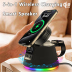 C67 Qi2 25W 5 in 1 Wireless Charging Bluetooth Speaker — view 7