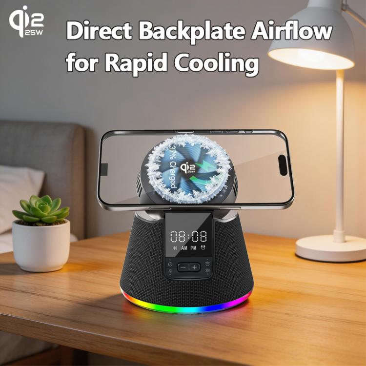 C67 Qi2 25W 5 in 1 Wireless Charging Bluetooth Speaker — view 9