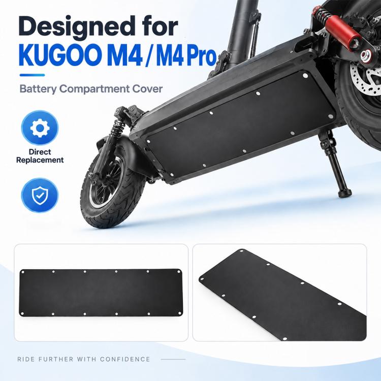 Electric Scooter Bottom Panel Of Battery Compartment for KUGOO M4 / M4 Pro