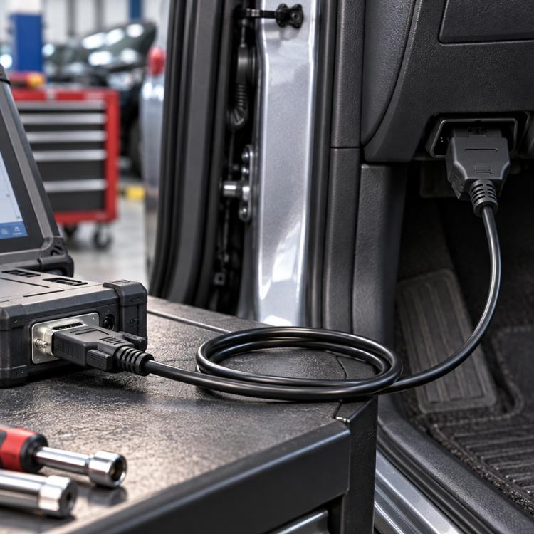 OBD2 16 Pin to DB9 Serial Port Adapter Cable — view 5