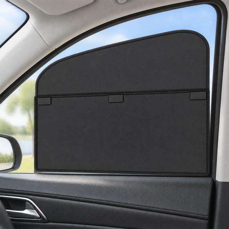 Car Privacy Curtain Window Shade Magnetic Blackout Heat-insulating Sunshade — Driver Side Window