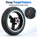 Internal Honeycomb Solid Tire Driven Dots Rear Wheel Hub for KUGOO M4 / M4 Pro