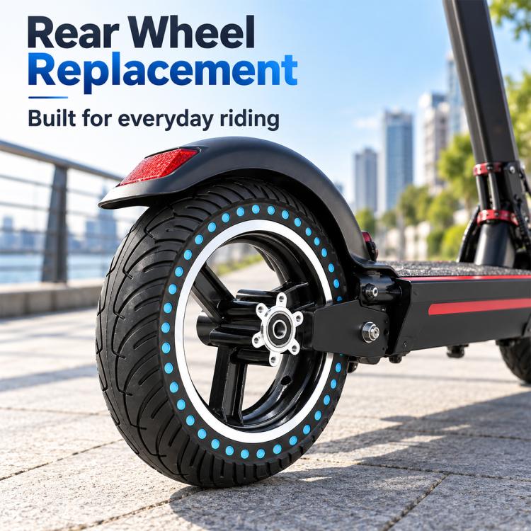 Internal Honeycomb Solid Tire Driven Dots Rear Wheel Hub for KUGOO M4 / M4 Pro