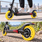 10 inch External Honeycomb Solid Tire Driven Rear Wheel Hub for KUGOO M4 / M4 Pro