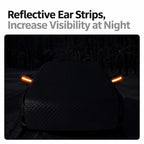 Extended Hood Snow Cover Front Half Cover Car Windshield Snow Shield with 6 Straps