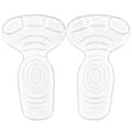 1 Pair T-Shaped Silicone Anti-Slip Heel Protector Pads