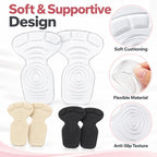 1 Pair T-Shaped Silicone Anti-Slip Heel Protector Pads — view 5