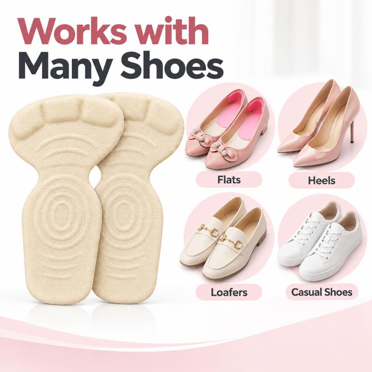 1 Pair T-Shaped Silicone Anti-Slip Heel Protector Pads — view 9