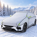 CT-XD990 Full Cover Car Snow Shield Windshield Cover with 6 Straps & PEVA Aluminized Film