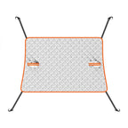CT-XD961 Aluminized Film Half Cover Car Snow Shield with 4 Straps