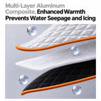 CT-XD961 Aluminized Film Half Cover Car Snow Shield with 4 Straps