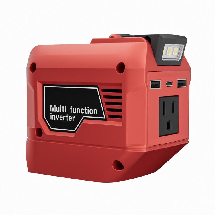 M7200 110V 250W Portable Power Inverter, Multifunctional Battery Powered Inverter