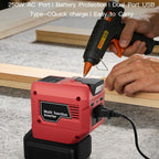 M7200 110V 250W Portable Power Inverter, Multifunctional Battery Powered Inverter