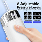 Q5 Smart Sterilizing Electric Water Flosser, 300ml Water Tank — Blue