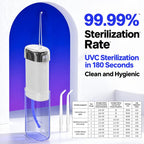 Q5 Smart Sterilizing Electric Water Flosser, 300ml Water Tank — view 5