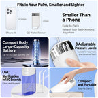 Q5 Smart Sterilizing Electric Water Flosser, 300ml Water Tank — view 6