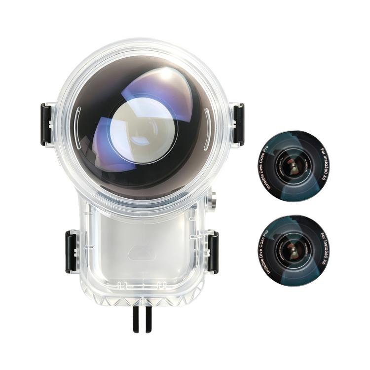 Invisible Dive Housing 60m Waterproof Case with Dedicated Lens & 2-Prong Base