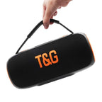 T&G TG484 30W Portable RGB Wireless Bluetooth Speaker — Black