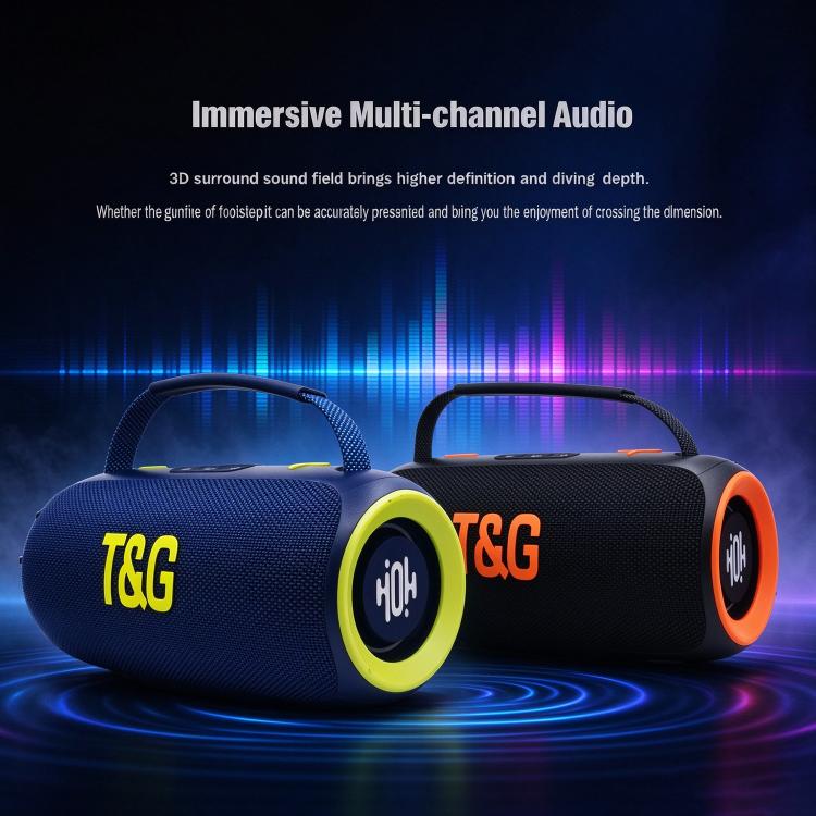 T&G TG484 30W Portable RGB Wireless Bluetooth Speaker — view 6