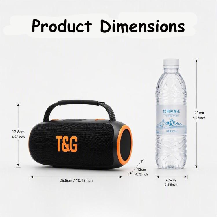 T&G TG484 30W Portable RGB Wireless Bluetooth Speaker — view 9