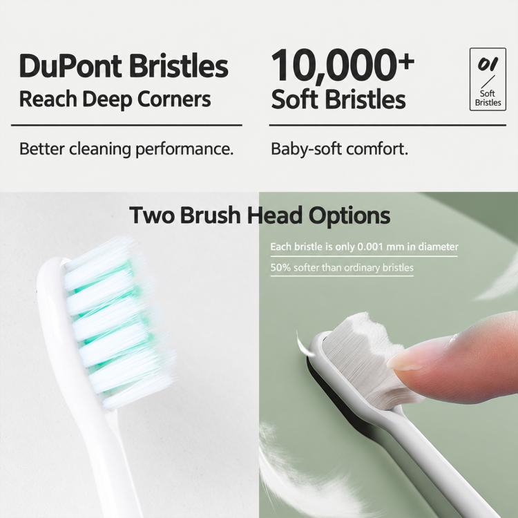 T1806 Smart Sonic Sensor Rechargeable Soft-bristle Electric Toothbrush — view 4