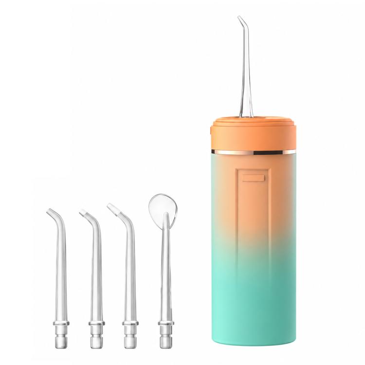 SLS-Q1 Portable Electric Water Flosser Support HarmonyOS with 4 Nozzles, 160ml Water Tank — Gradient Pink