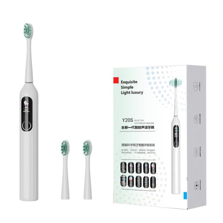 Y20S Integrated Sweep and Vibration LCD Screen Soft Bristle Electric Toothbrush