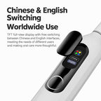 Y20S Integrated Sweep and Vibration LCD Screen Soft Bristle Electric Toothbrush — Black