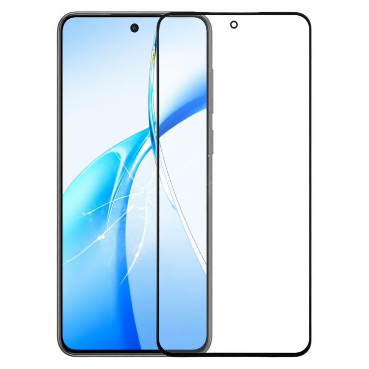 Flat Front Screen Outer Glass Lens with OCA Optically Clear Adhesive — For OnePlus Nord 3