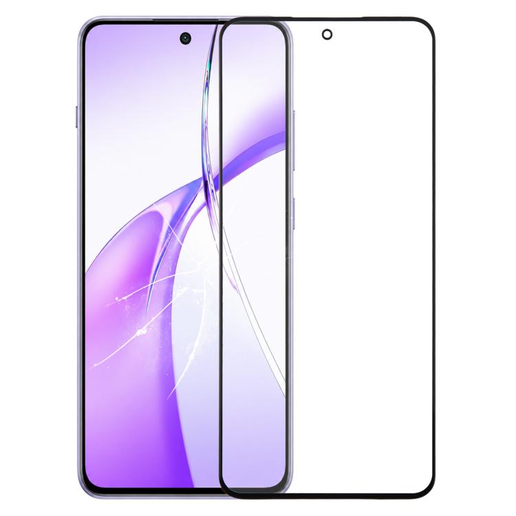 Flat Front Screen Outer Glass Lens with OCA Optically Clear Adhesive — For OnePlus Ace 2V