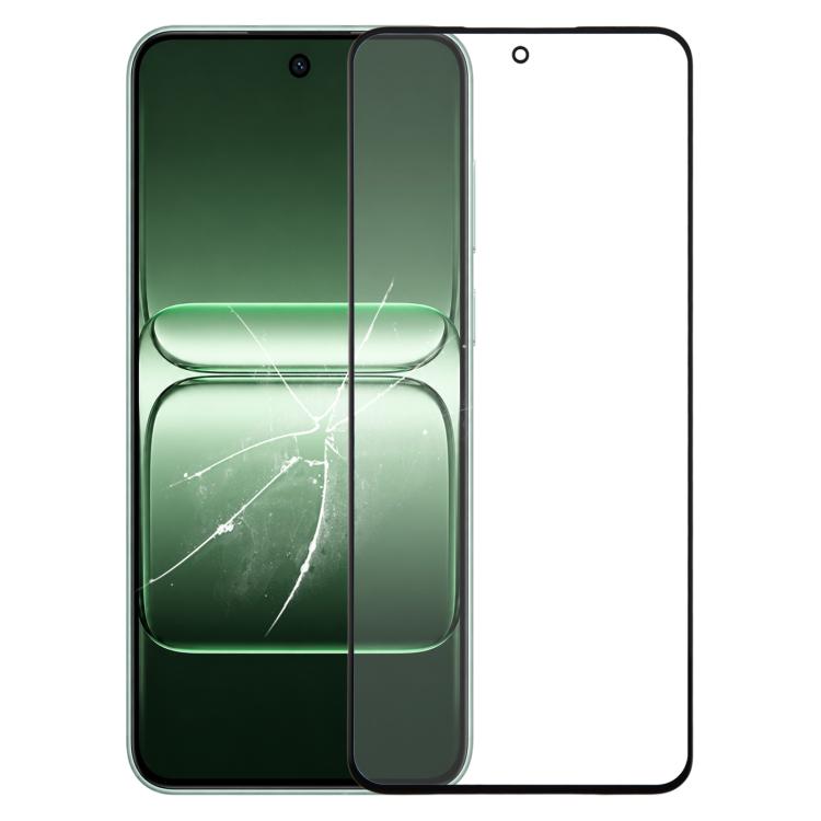 Flat Front Screen Outer Glass Lens with OCA Optically Clear Adhesive — For OnePlus Ace 3V