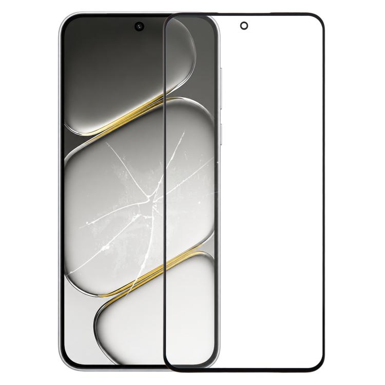 Flat Front Screen Outer Glass Lens with OCA Optically Clear Adhesive — For OnePlus 15