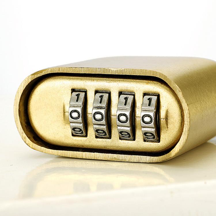 304 Stainless Steel Copper Mechanical Combination Padlock — Plastic Sealing Packaging