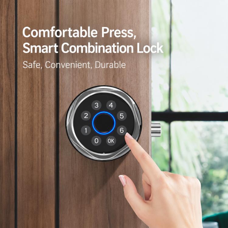 BL10 Spherical Smart Graffiti Bluetooth Fingerprint Lock — view 4