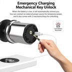 BL10 Spherical Smart Graffiti Bluetooth Fingerprint Lock — view 5