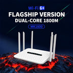 6 Antennas 1800Mbps Gigabit High-Speed WiFi 6 Wireless Router