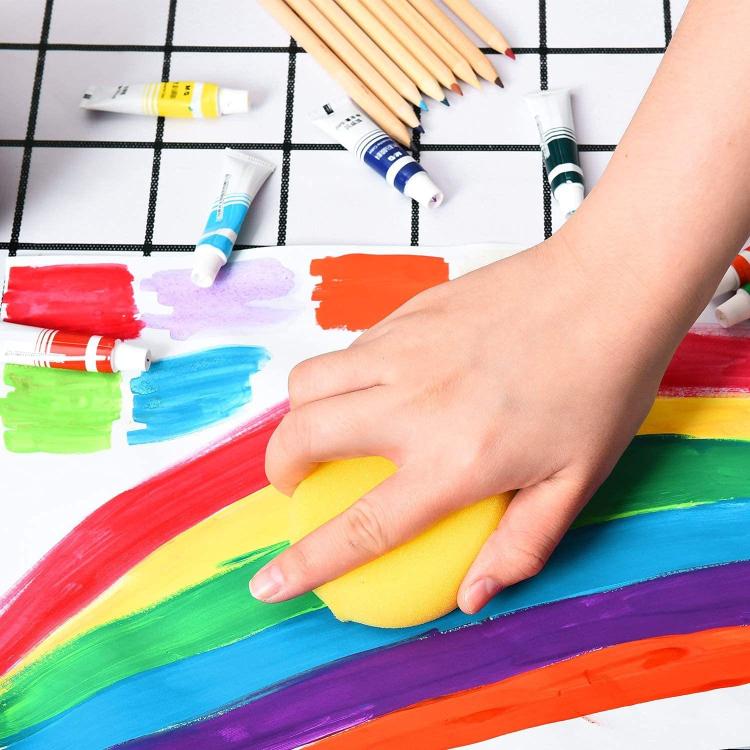 Sponge Round Seal Children Graffiti Art Painting Tool, 25 PCS/Pack — view 5